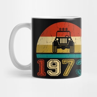 Vintage Jeep 1973 Birthday Jeep Gift Mug